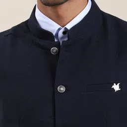 Turtle Mandarin Collar Neck Nehru Jackets image 2