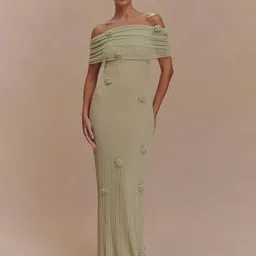 JC Mode Off-Shoulder Applique Detail Maxi Dress-picture-17
