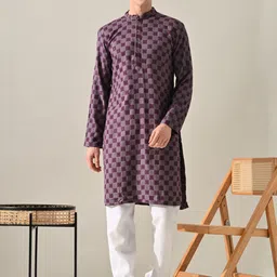 KUNDALI KAKSHAY Men Regular Kurta with Pyjamas-image-48