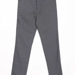 Allen Solly Junior Boys Checked Slim Fit Trousers image 5