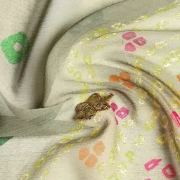 leelipeeri designer LeeliPeeri Gotta Patti Bandhani Saree image 5