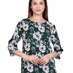 Varenyam Women Floral Print Top-image-61