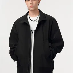 StyleCast x Revolte Stand Collar Tailored Jacket image 3