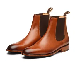 3DM Lifestyle Men Leather Casual Chelsea Boots-picture-28