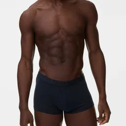 Marks & Spencer Men Pack Of 5 Mid Rise Trunk T144107SMULTI-MULTI image 2