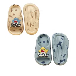 ONFEET Kids Pack Of 2 Printed Slip-On Flip Flops image 2