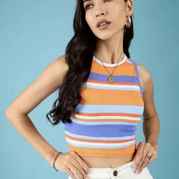 HARPITA Striped Crop Tank Top-picture-26