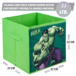 Aura Green & Purple 2 Pieces Marvel Hulk Printed Multi-Utility Organisers image 5