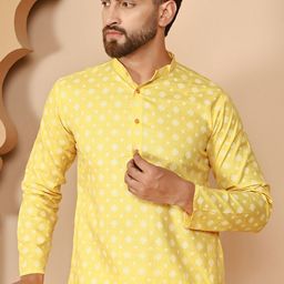 Anouk Rustic Men Floral Printed Floral Kurta-picture-23