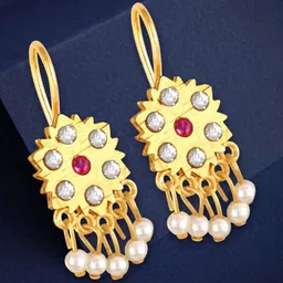 VIVASTRI Women Gold-Plated Alloy Earrings-picture-25