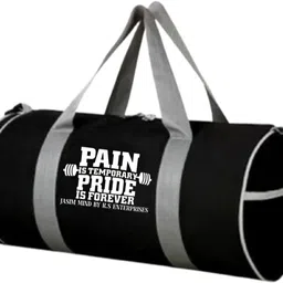 k.s enterprises 20 L Gym Duffel Bag - premium quality sports bag with separate shoe compartment water resistant - Black-picture-15