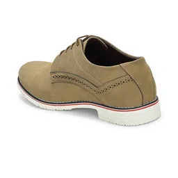Roadster Men Olive Green Synthetic Leather With TPR Sole Semi Formal Shoes image 3