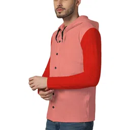 Blisstone Men Colourblocked Hooded Sweatshirt image 5