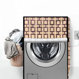 Stylista Waterproof & Dustproof Printed Plastic Washing Machine Cover image 3