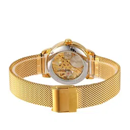 FORSINING Women Dial & Stainless Steel Straps Analogue Watch FSL8099M3G2 image 3