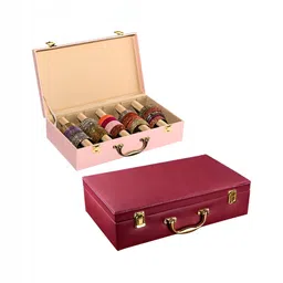 Aura Pink Set of 2 Regular Jewellery Organiser Organisers-image-72