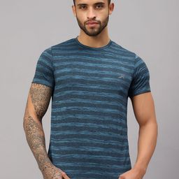 VECTOR X Men Striped Round Neck T-Shirt-picture-41