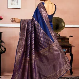 SHRIADINATH Woven Design Art Silk Banarasi Saree image 3