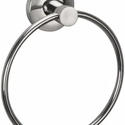 labathways Stainless Steel Towel Ring/Napkin Ring - Bathroom Towel Holder - Towel Hanger with Chrome Finish Silver Towel Holder-picture-11