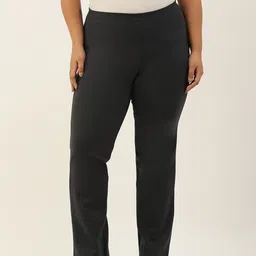 theRebelinme Women Straight Fit High-Rise Plus Size Trousers-image-88