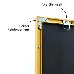 THE NEXT DECOR White Buddha's Serenity Glass Finish Square Wall Art image 2