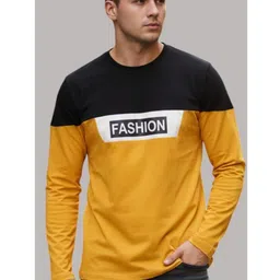 FASHIUM Men Typography Colourblocked T-shirt-picture-40