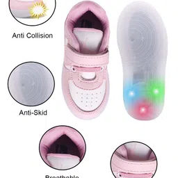 KATS Kids Colourblocked LED Sneakers Casual Shoes image 2