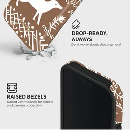 PEEPERLY Unisex iPhone 14 Pro Quirky Wild Canvark Crystal Impact Resistant Back Case image 3