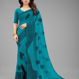 nisha creation Floral Pure Chiffon Maheshwari Saree-picture-48