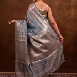 KALINI Zari Tissue Banarasi Saree image 5