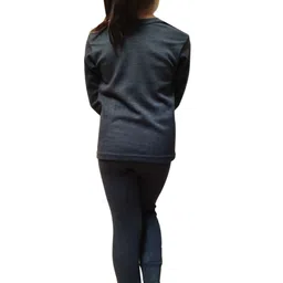 Inner Element Striped Cotton Round Neck Thermal Set image 3