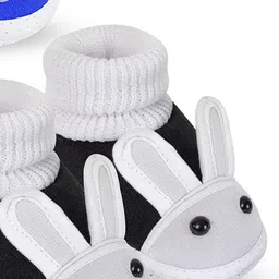 NESKA MODA Unisex Kids Cotton Booties image 5