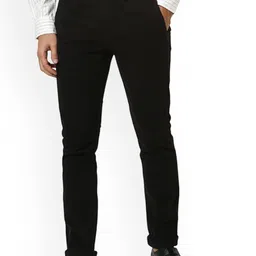 Celio Men Skinny Fit Mid-Rise Cotton Chinos Trousers-image-7