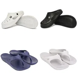Feel alive Set Of 4 Ultra-Comfortable Lightweight Thong Flip-Flops-picture-10