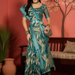 GULKEE FAB Zari Handloom Saree image 3