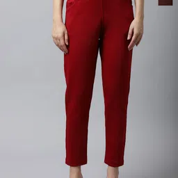 Valles365 by S.C. Women Pack Of 2 Slim Fit Trousers-picture-24