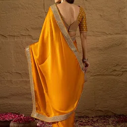 House of Pataudi Sequinned Embellished Border Saree image 2