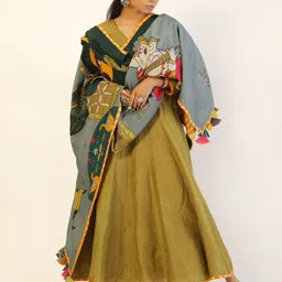 UDD Floral Print Kimono Sleeve Kaftan Maxi Dress-picture-38