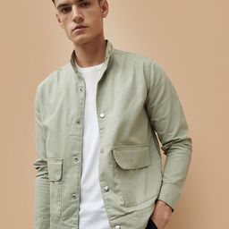 CODE by Lifestyle Men Tailored Jacket with Patchwork-picture-23