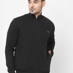 Sweet Dreams Men Solid Mock Collar Sweatshirt image 1