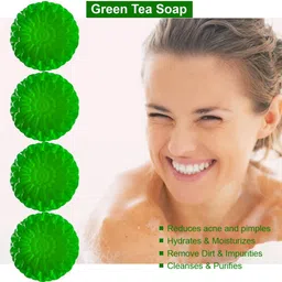 GROOVY Set Of 4 Pumpkin Perk Green Tea Bath Bar - 100 g Each image 5