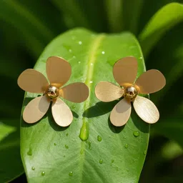 DressBerry Floral Studs Earrings-image-47