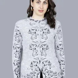 Chatanya Women Embroidered Woollen Cardigan-picture-37