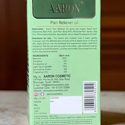 AARON Pack of 6 Pain Reliever Oil 8ml-image-23