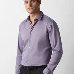 Van Heusen Slim Fit Spread Collar Pure Cotton Formal Shirt image 5