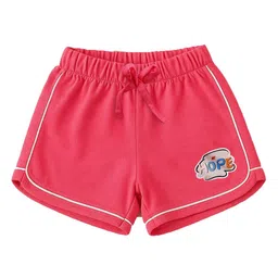 CERABI Girls Pack of 3 Typography Printed Regular Fit Mid-Rise Cotton Shorts image 2