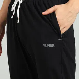 YUNEK Men Cotton Mid Rise Track Pants image 3
