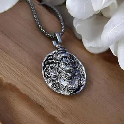 GenZcomplex Silver-Plated Hanuman Pendants-picture-20