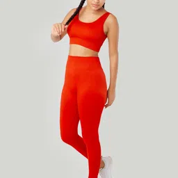 THEFITTHEORY Pack Of 2 High-Rise 4-Way Stretchable Seamless Tights image 4