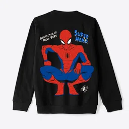 YK Marvel Boys Spider-Man Printed Sweatshirt-picture-28